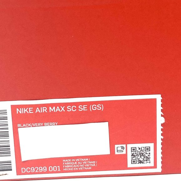 💖MEGA SALE💖NIKE  Women  DC9299 001 AIR MAX SC SE Black  Shoe Leather Fabric - Picture 11 of 12